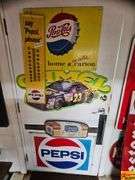 Pepsi Cola Advertising Signs and Thermometer