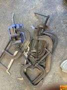 Assorted Clamps - C Clamps and Vise Grip