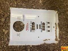 Tokheim Gas Pump Face Plate
