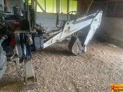 Ford 4000 Tractor with Loader and Bobcat Backhoe Attachment (running condition when stored)