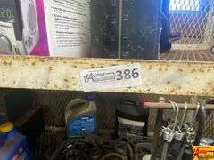 Rolling Shop Cart with Tools and Supplies