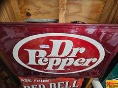 Dr Pepper Metal Advertising Sign