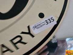 Singer 150th Anniversary Metal Sign & Sewing Machine Clock