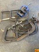 Assorted Clamps - C Clamps and Vise Grip