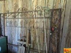 Wrought Iron Prospect Sign & Garden Decor