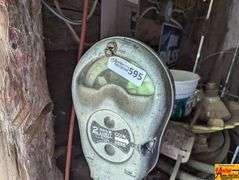 Old Smoker Cabinet with Parking Meter