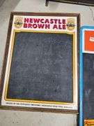 Newcastle Brown Ale and Pepsi Chalkboard Advertising Signs