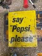 Mansfield Tires & Pepsi Advertising Signs