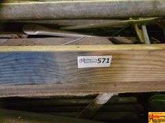 Mixed Lot of Lumber, Metal, Tools, and Household Items