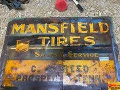 Mansfield Tires & Pepsi Advertising Signs