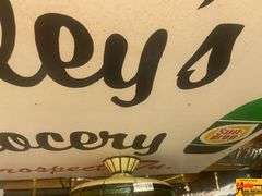Coca-Cola Light Fixture & Sundrop sign