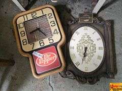 Dr. Pepper & Pepsi Advertising Wall Clocks (2)