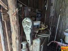 Old Smoker Cabinet with Parking Meter