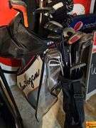 Mixed Lot of Golf Clubs in Bags - Ben Hogan, Concept, and More