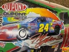NASCAR Metal Sign Lot - Interstate Batteries #18 and DuPont #24