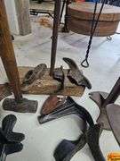 Collection of Shoemaking Tools and Shoe Forms