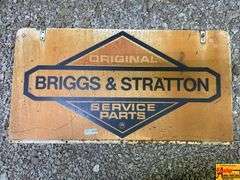 Briggs & Stratton Service Parts Metal Sign