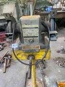 Bench Grinder on Stand with Light