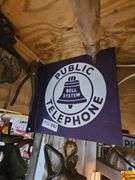 Bell System Public Telephone Sign