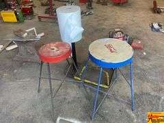 Shop Stool Collection - Ford Stool, Rolling Step Stool, Paper Towel Holder