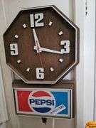 Pepsi Advertising Wall Clock