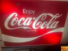 Coca-Cola Light Up Advertising Sign
