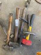 Assorted Lot of Various Hammers and Tools
