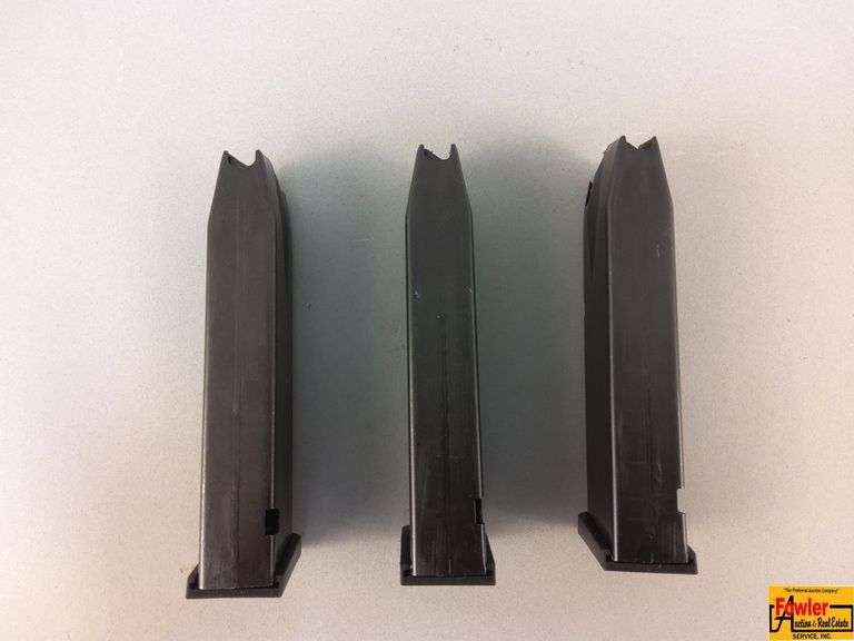 3 Taurus  PT 92, 9mm magazines