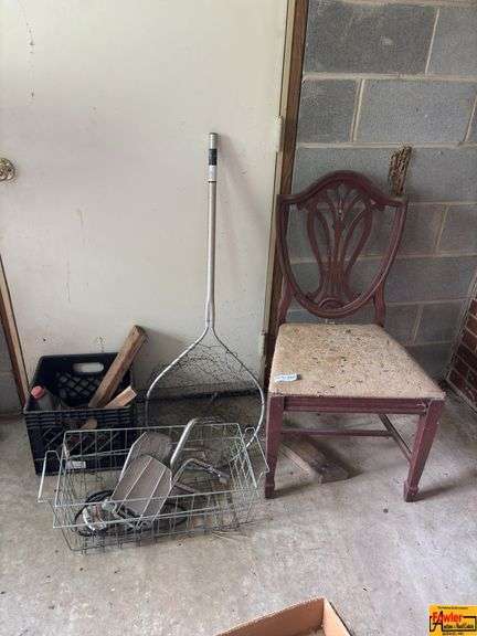 Storage Cabinet, Fishing Net, Chair & More