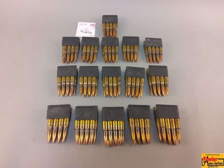 16 Clips of .30 Cal Ammo