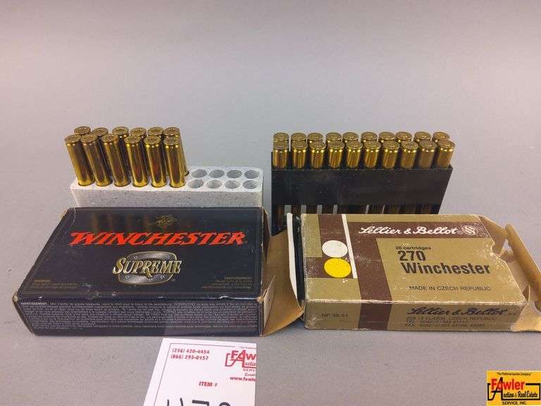 2 Boxes 270 Winchester Ammo