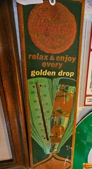 Sundrop Soda & AT&T Thermometer Advertising Signs