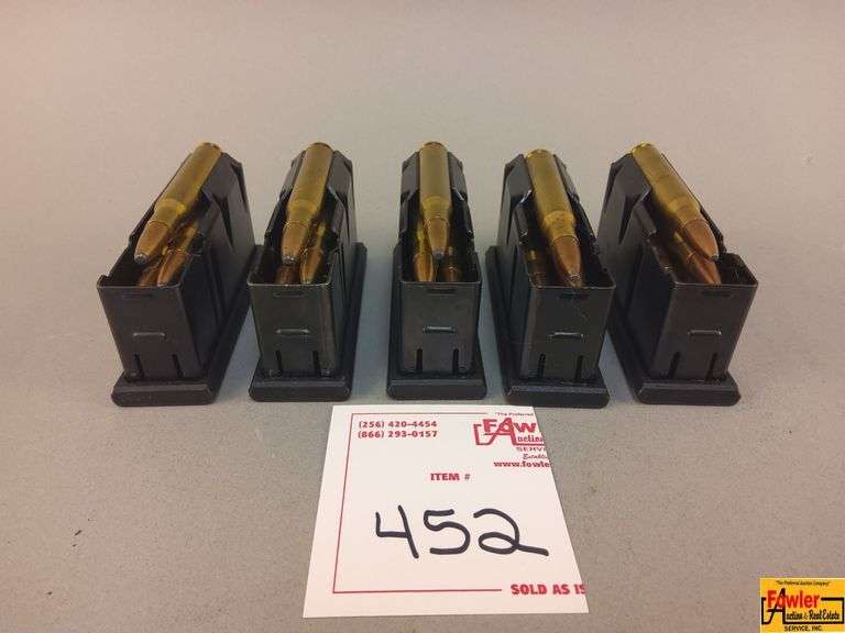 5 Magazines Remington 30-06 Ammo