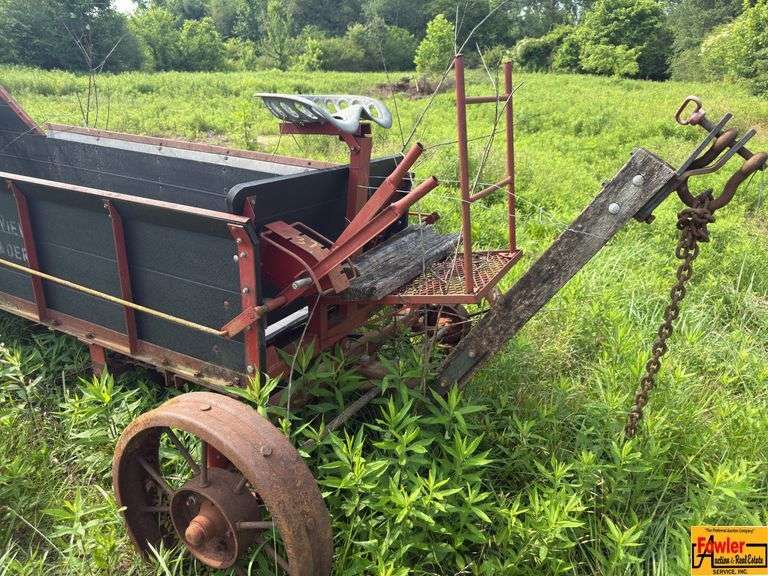 Horse-Drawn Manure Spreader