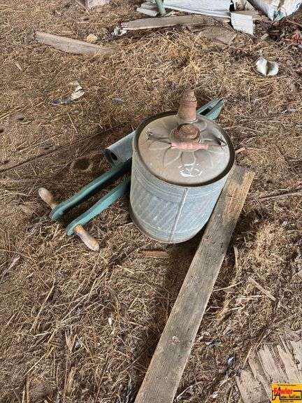 Gasoline Can Vintage Seed Planter