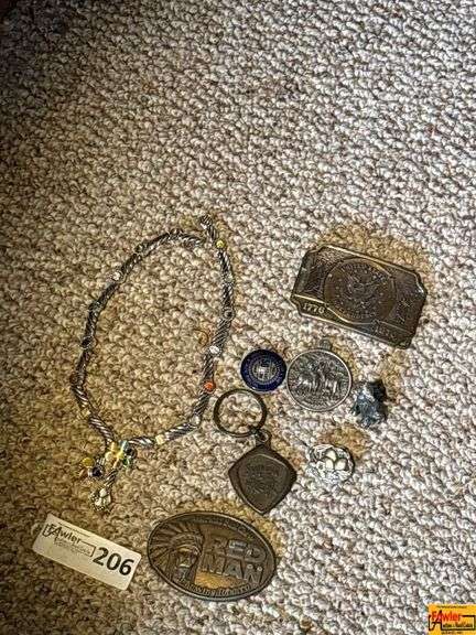 Belt Buckles, Key Chain, Necklace & More