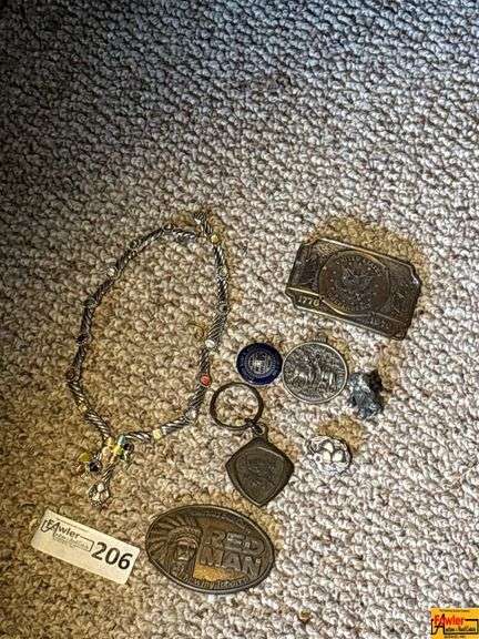 Belt Buckles, Key Chain, Necklace & More