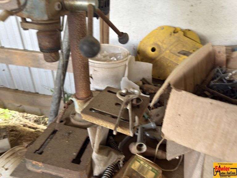 Drill Press, Pulley Hoists, Metal Cable & More image