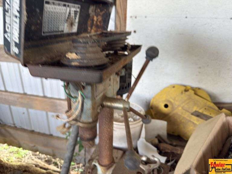 Drill Press, Pulley Hoists, Metal Cable & More