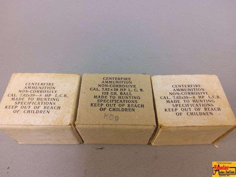 5 Boxes 7.62 Ammo