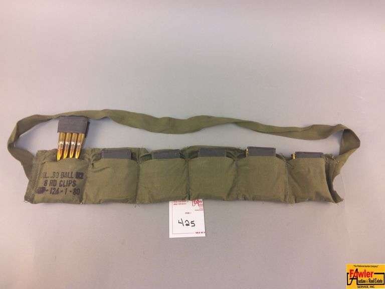 48 Rounds of .30 Cal Ammo 8 Round Clips