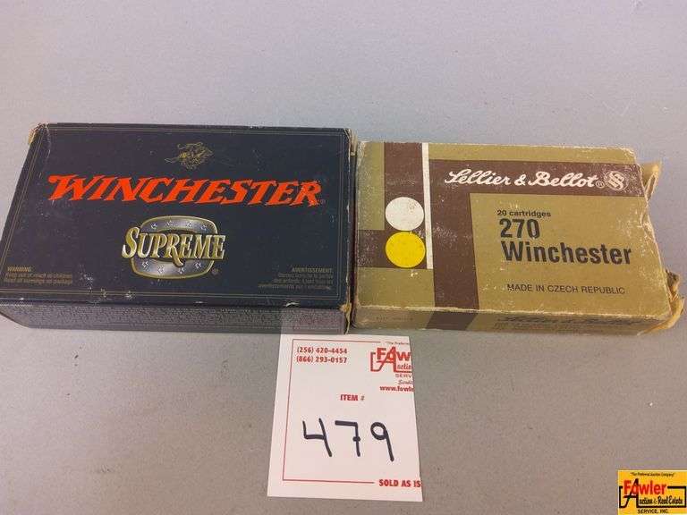 2 Boxes 270 Winchester Ammo