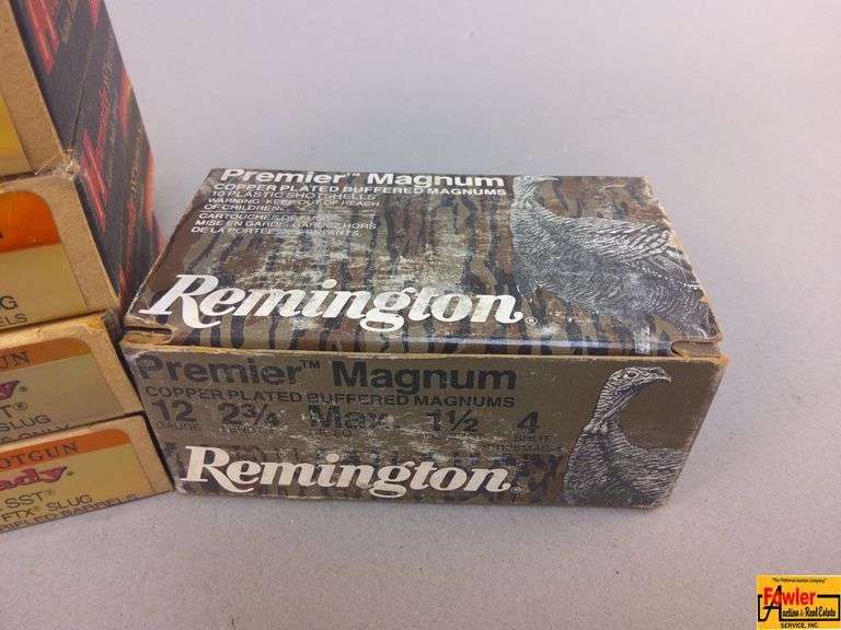 7 Boxes 12 ga Shotgun Slugs and 4 Shot