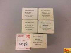 5 Boxes of Russian 7.62 Ammo