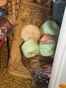 Contents of Closet, Area Rugs, Yarn & More