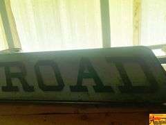 Original Railroad Crossing Signal, Battery & Pole That Was Located In Prospect, Tennessee (to be put together)