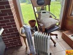 Chair, Space Heater, Fan, Table & More