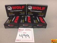 5 Boxes of Wolf Polyformance .223 Rem Steel Case Ammo