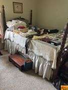 Bed, Contents on top not included
