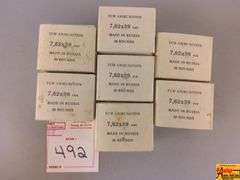 7 Boxes of Russian 7.62 Ammo